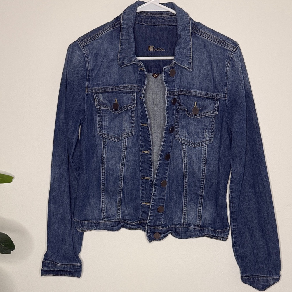 Kit From The Kloth - Women's Blue Denim Jacket - size medium